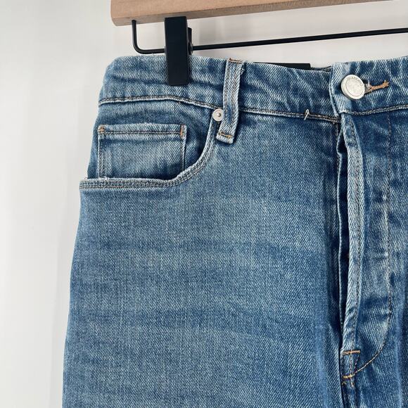 BLANK NYC Jeans Size 29 The Baxter Denim NWT Ribcage Straight Leg Distressed - Picture 8 of 16